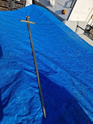 Espada decorativa con gemas  69 delarga