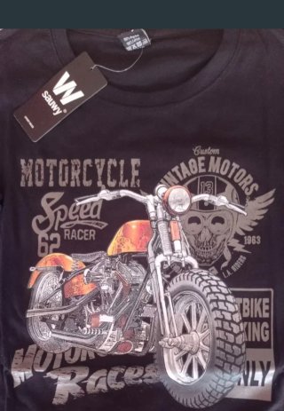Camiseta Negra Hombre