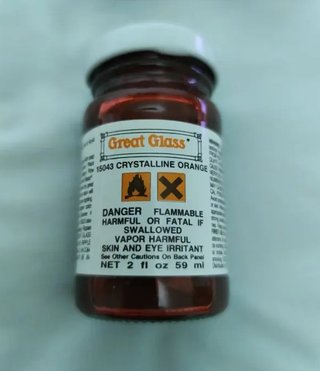 Pintura Great Glass Crystalline Naranja 59ml