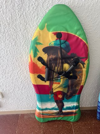 Tabla de playa con diseño Bob Marley