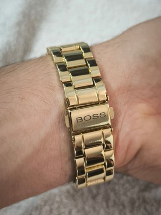 Reloj Hugo Boss Negro y Dorado