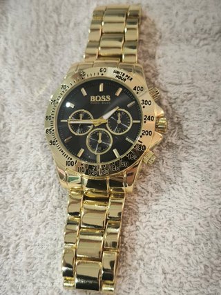Reloj Hugo Boss Negro y Dorado