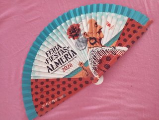 Abanico Feria Fiestas Almería 2026