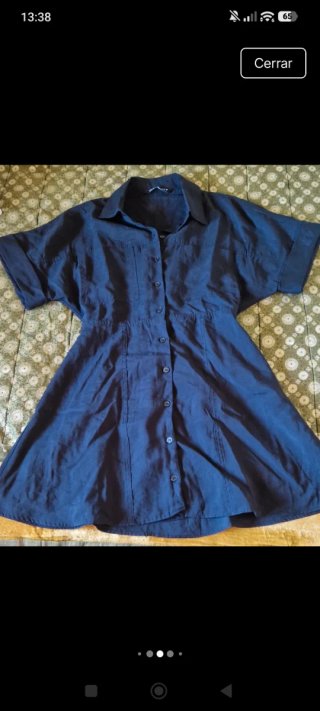 Vestido negro corto