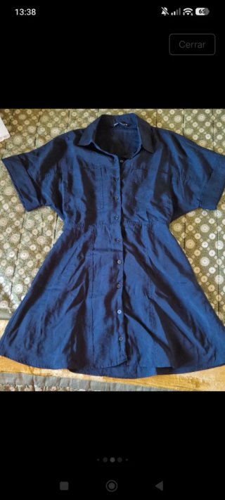 Vestido negro corto