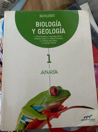 Biología y geología, Bachillerato 1 Aprender es...