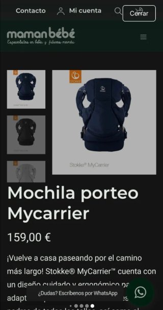 Mochila Portabebés Stokke MyCarrier