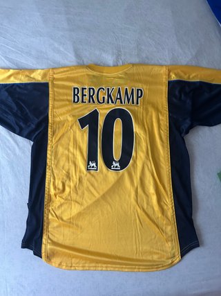 Camiseta Arsenal 1999-01 Nike Bergkamp 10 ORIGINAL
