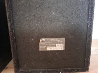 2 Altavoces JVC Negros
