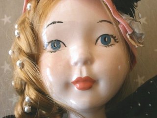 Muñeca de Porcelana Vintage Casa FANAS de 48 cm