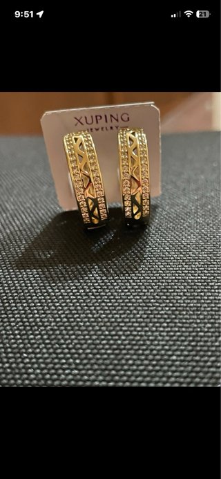 Pendientes Oro Laminado 14k Xuping
