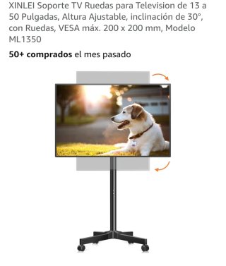 Soporte TV XINLEI con Ruedas ML1350