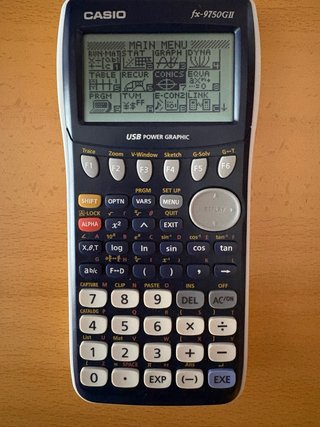 Calculadora Gráfica Casio fx-9750GII