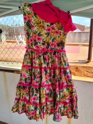 Traje Flamenca Dos Piezas Volantes