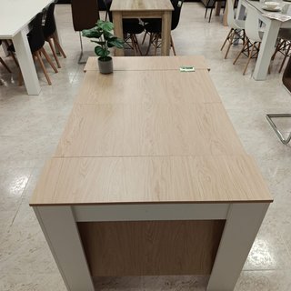 Mesa Comedor Extensible 237cm Madera y Metal