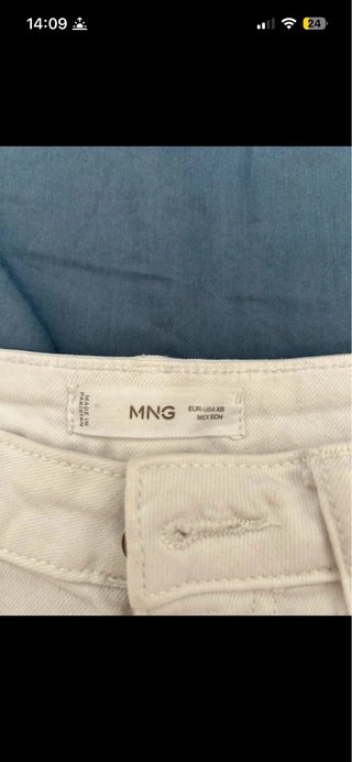 Shorts vaqueros Mango