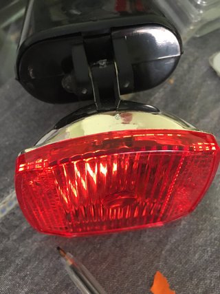 Luces  bicicletas delanteras y traseras 5 eur unid