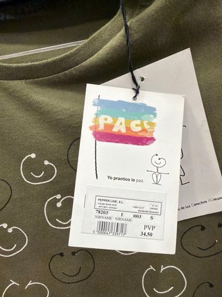 Camiseta NIRNAME Talla S nueva