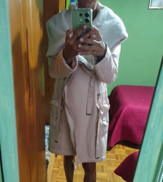 Parka ASOS rosa