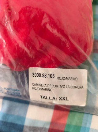 Camiseta Joma Fadesa Deportivo La Coruña.
