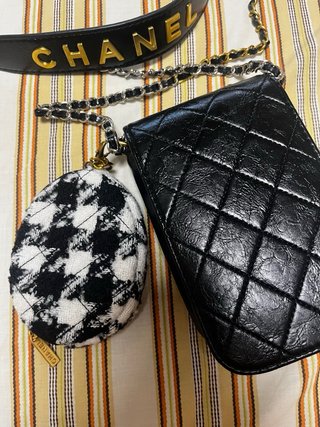 Neceser Chanel Negro y Multicolor