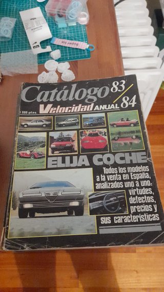 Catálogo de coches de 1983-1984. Velocidad