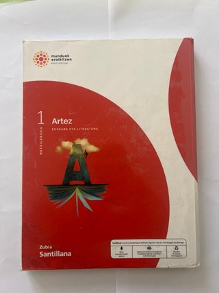 ARTEZ EUSKARA ETA LITERATURA 1 BTX MUNDUAK ERAI...