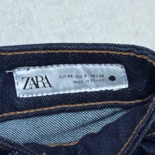 Pantalón vaquero Zara azul oscuro