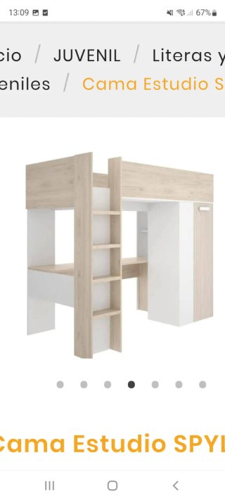 Habitación juvenil completa.