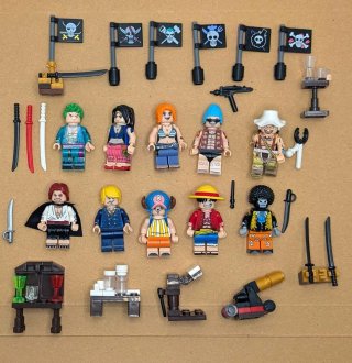 Figuras Anime One Piece compatibles con Lego