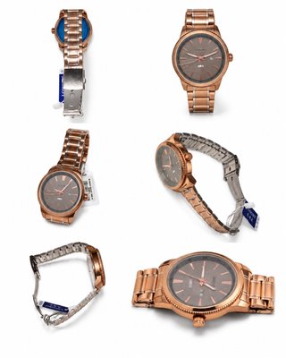 Reloj Longbo Dorado y Gris