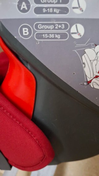 Silla de coche Britax Römer roja