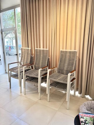 6 Sillas Jardín Premium Reclinables - Nuevas