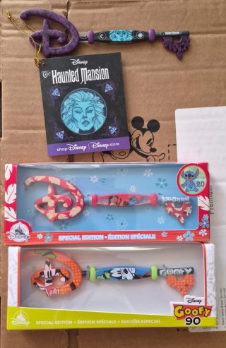 Lote 3 Llaves Disney Edición Especial