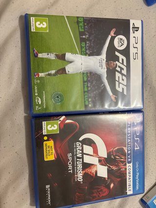 Lote 2 Juegos:FIFA 25 y Gran Turismo Sport