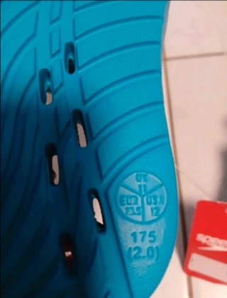 Chanclas Speedo niño azul talla 27