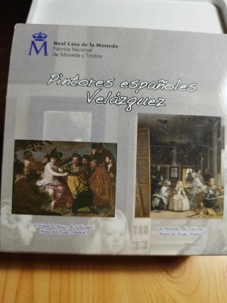 Moneda 50 Euro Las Meninas Plata 2008