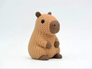 Figura Capibara Decorativa 3D