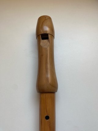 Flauta dulce de madera