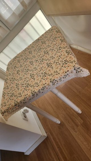 Mesa extensible retro blanca