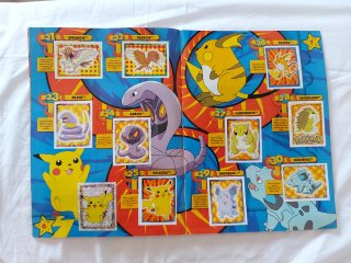 Álbum Pokémon Stickers 1999