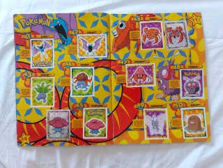 Álbum Pokémon Stickers 1999