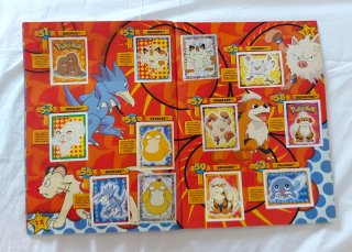 Álbum Pokémon Stickers 1999