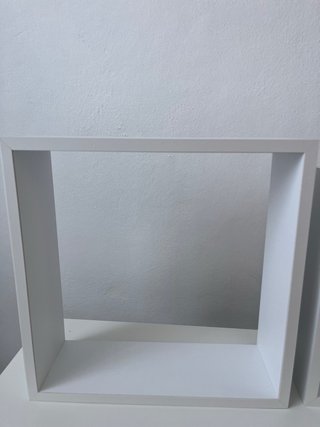 Set 3 Estantes Cuadrados Blancos