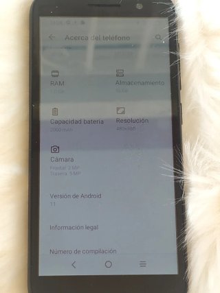 Teléfono Móvil Alcatel 1 negro, en perfecto estado