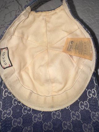Gorra Gucci Azul y Blanca