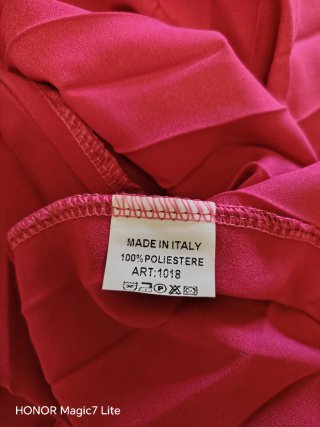 Gonna fucsia plissettata