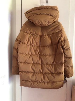 Chaquetón Mango camel Talla L