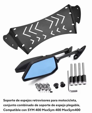 Soporte Espejo Moto sym maxsym 400