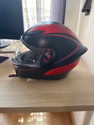 Casco Integral AGV K1 Warm Up Rojo Talla L